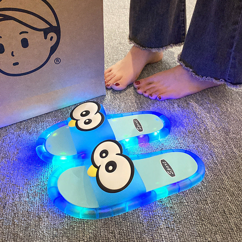 Cute cartoon glow-in-the-dark slippers