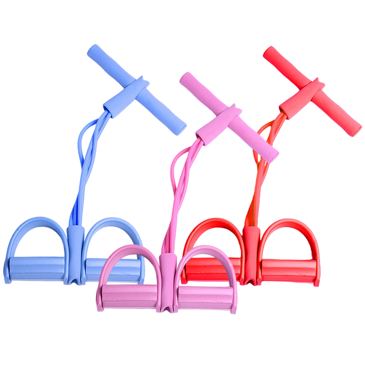 BUY 1 GET 1 FREE 21 Fitness Resistance Bands - 4 Tubes with Handles and Ankle Straps