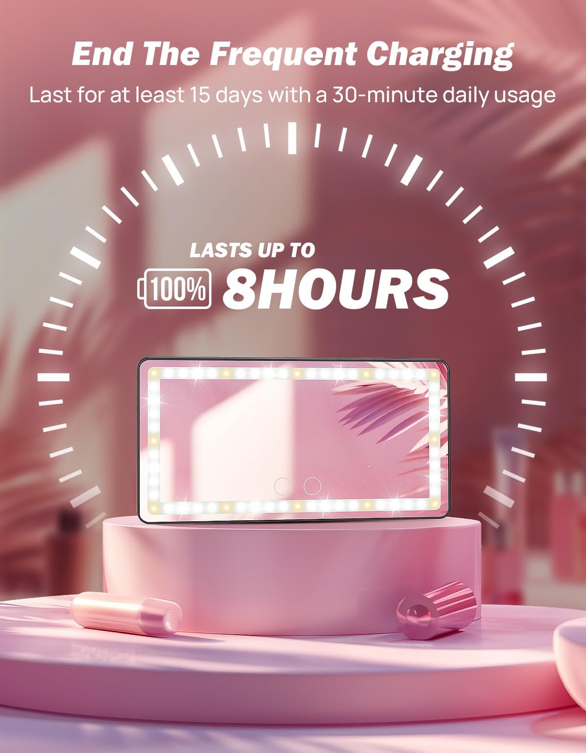 VENTE FLASH D'ÉTÉ -49% Miroir de maquillage pare-soleil