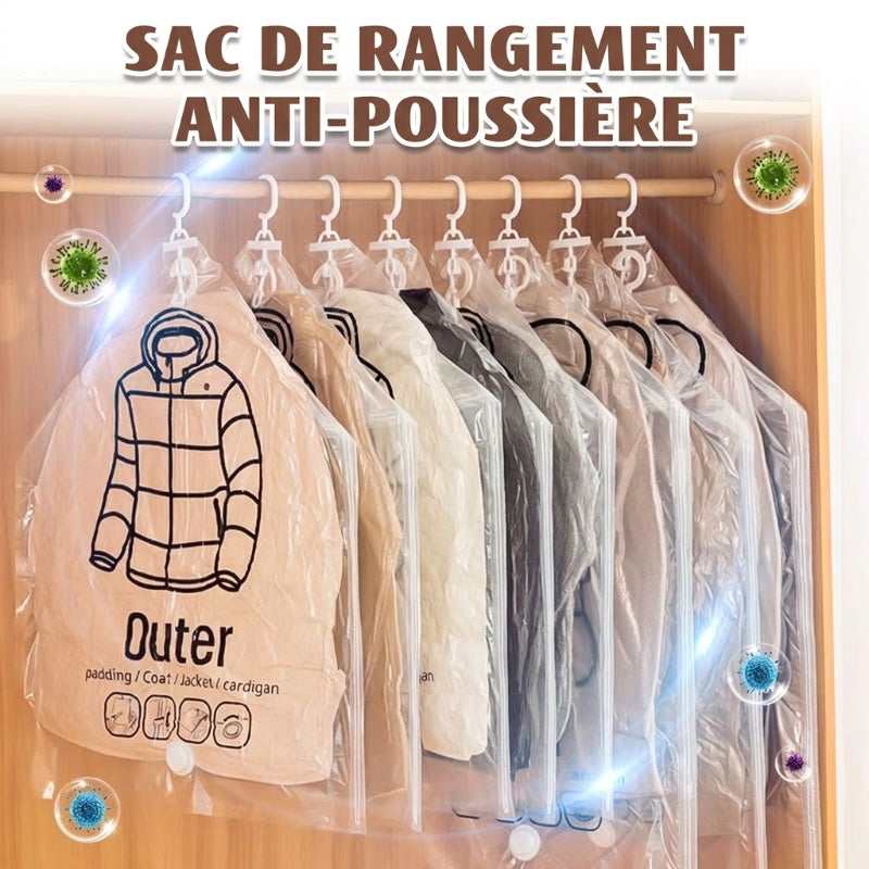 Sac sous vide suspendu