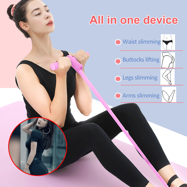 BUY 1 GET 1 FREE 21 Fitness Resistance Bands - 4 Tubes with Handles and Ankle Straps