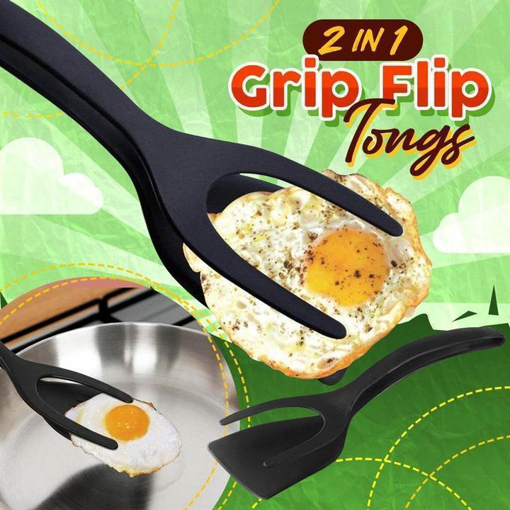 LIMITE 50% DE RÉDUCTION Pince-Spatule 2 en 1 Antiadhésif, Silicone,, Polyvalent