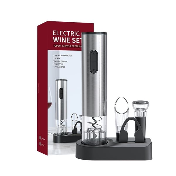 Ensemble avec décapsuleurs électriques
