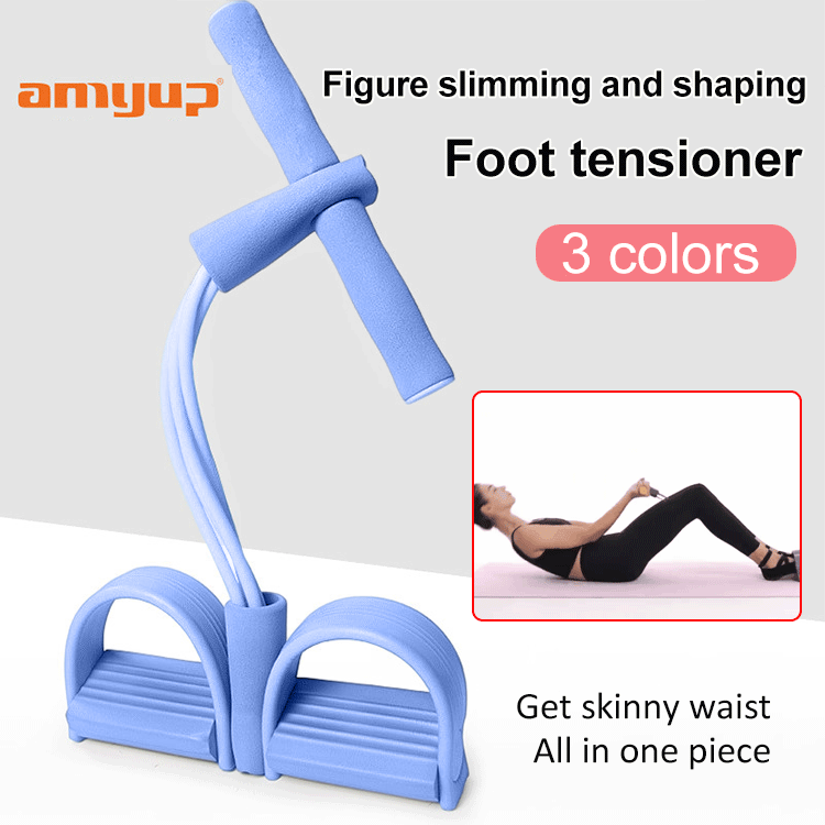 BUY 1 GET 1 FREE 21 Fitness Resistance Bands - 4 Tubes with Handles and Ankle Straps