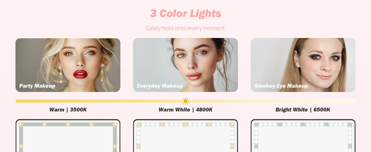 VENTE FLASH D'ÉTÉ -49% Miroir de maquillage pare-soleil