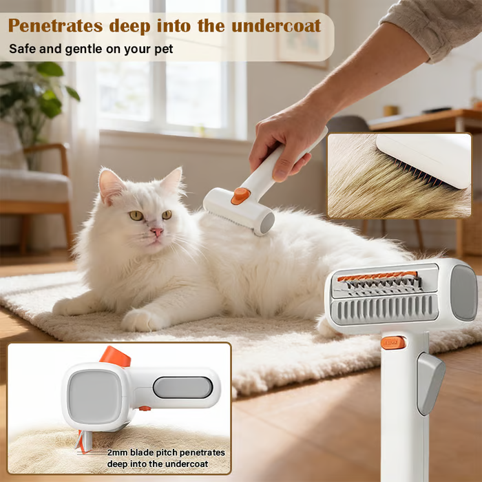 2-in-1 Comb for Detangling and Grooming Pets