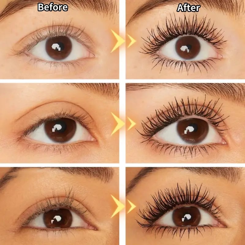 Mascara Toucher Tubing duo noir et marron pour le maquillage des cils