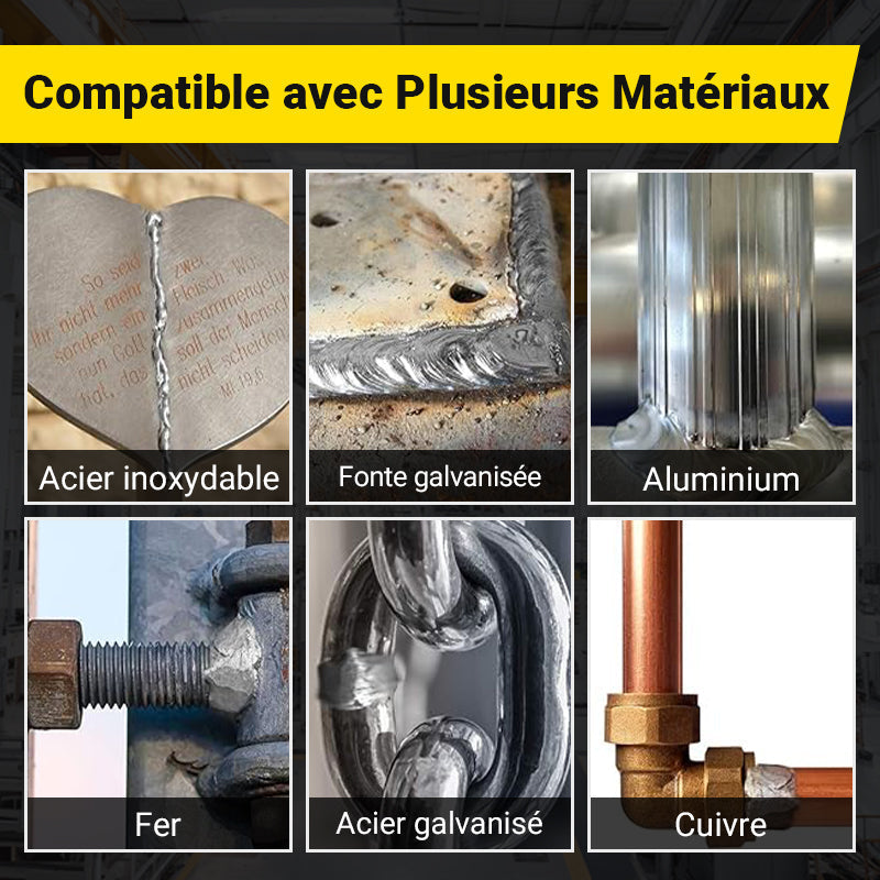 Baguettes de Soudure Universelles à Basse Température, Soudez Aluminium, Acier & Cuivre en 1 Clic