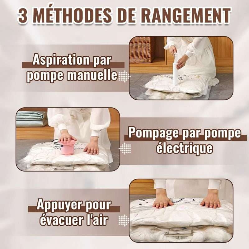 Sac sous vide suspendu
