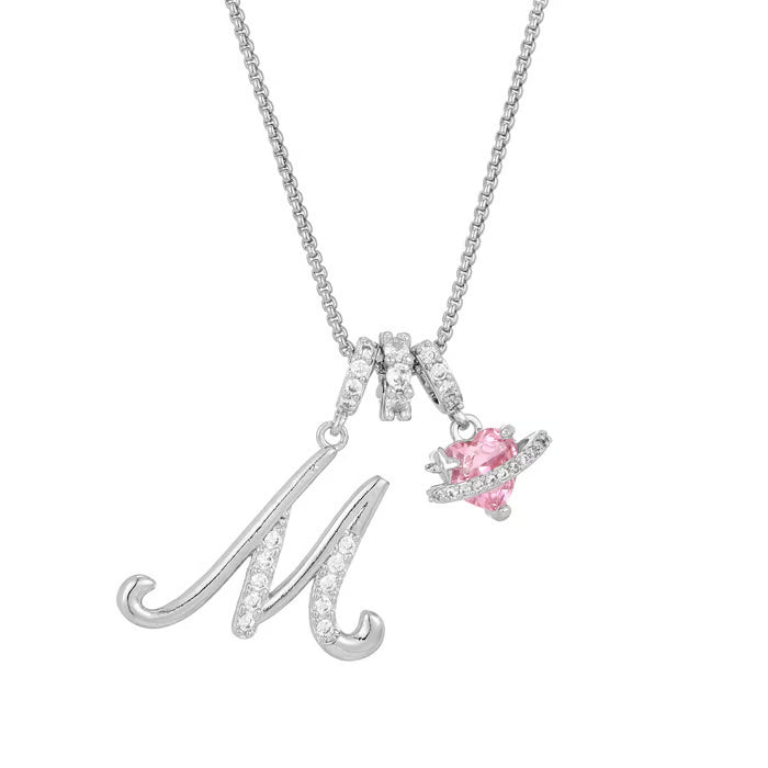 RÉDUCTION Colliers pendentifs 3 rangs avec initiales A-Z | Personnalisés et élégants
