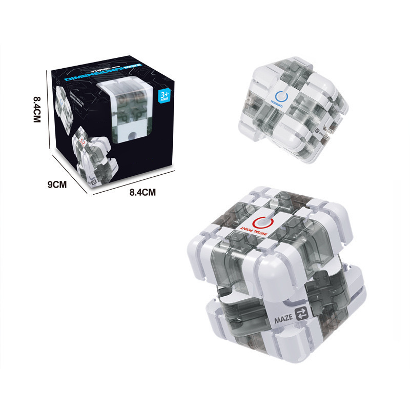 EN RÉDUCTION DÈS MAINTENANT Grand cube labyrinthe 3D - 120 parcours stimulants avec rotation fluide pour le développement cognitif et le plaisir