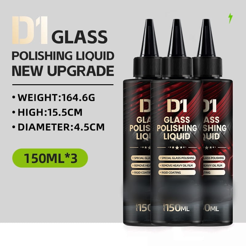 Liquid Polish for Car Windows Permanently erase marks, save on replacement costs