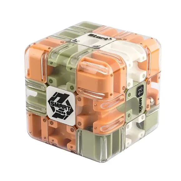 EN RÉDUCTION DÈS MAINTENANT Grand cube labyrinthe 3D - 120 parcours stimulants avec rotation fluide pour le développement cognitif et le plaisir