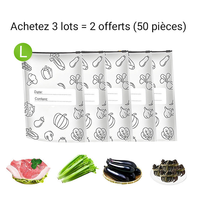 Sacs de conservation haute technologie en aluminium : gardez vos aliments frais plus longtemps