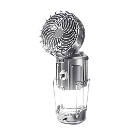Lanterne de camping LED portable avec ventilateur