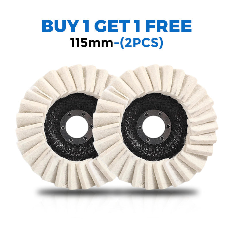 New Year Polishing Disc with Wool Felt Tab