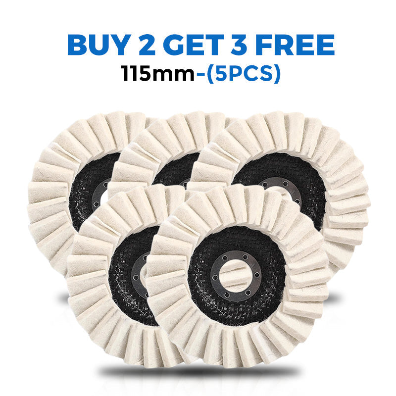 New Year Polishing Disc with Wool Felt Tab