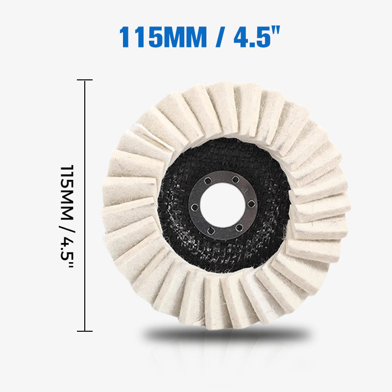 New Year Polishing Disc with Wool Felt Tab