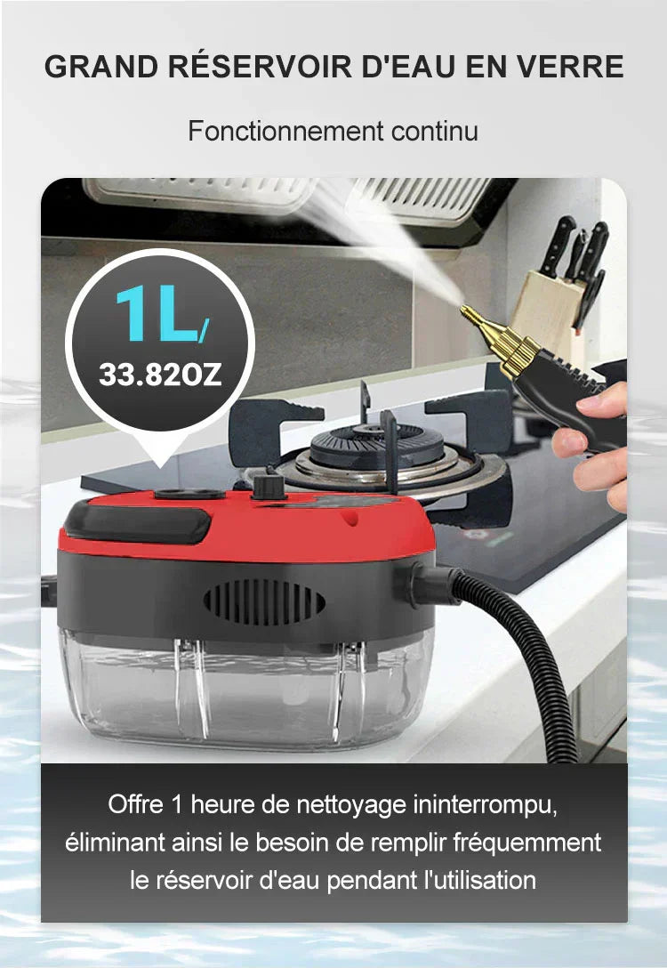 Limited-Time Offer: 50% Off 500W Handheld Pressurized High-Temperature Steam Cleaner