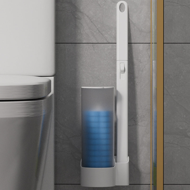 Système de nettoyage jetable pour toilettes : nettoyage hygiénique en un clic, ne laisse aucun résidu, facile à utiliser et jetable.