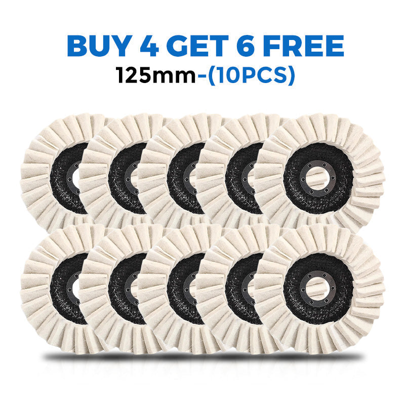 New Year Polishing Disc with Wool Felt Tab