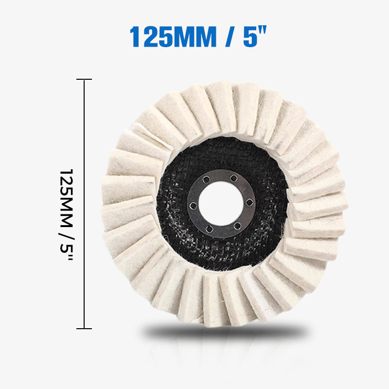 New Year Polishing Disc with Wool Felt Tab