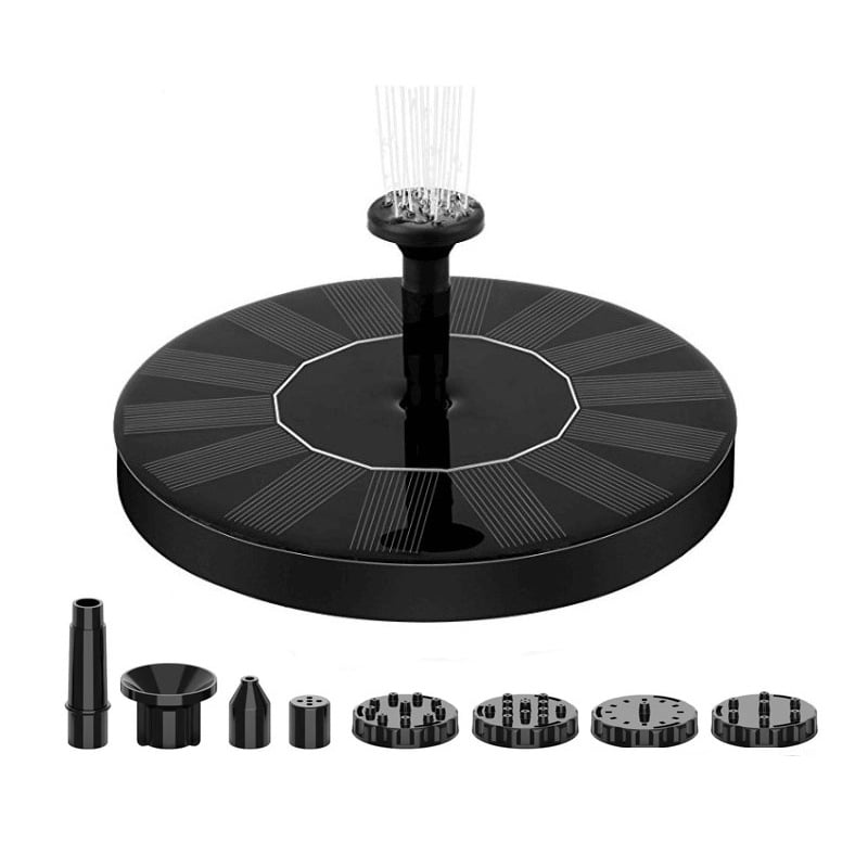 Solar bird baths