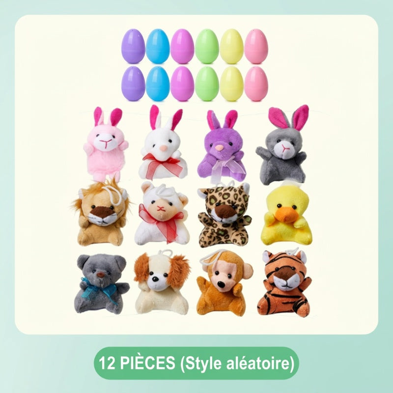50 % de réduction pour Pâques ? Œufs de Pâques préremplis avec des peluches