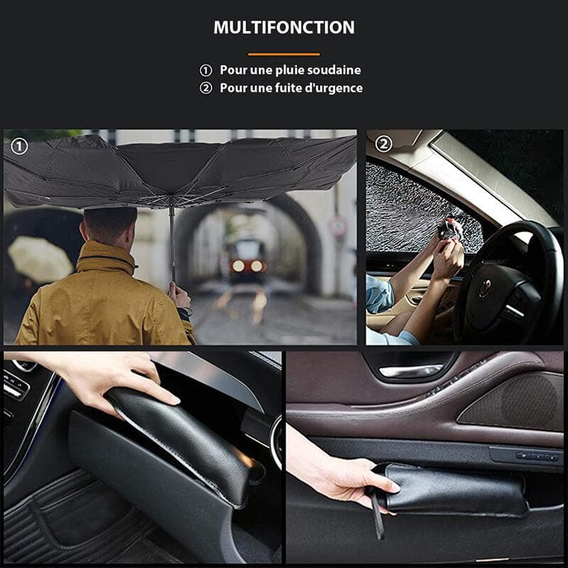 Hard Limit -50% Folding Car Umbrella - Heat and UV Protection - Ideal for Keeping Your Car Cool