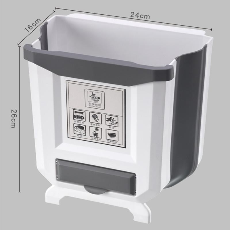 Recevez 5 rouleaux de sacs poubelle gratuitement Poubelle pliable pour armoires de cuisine