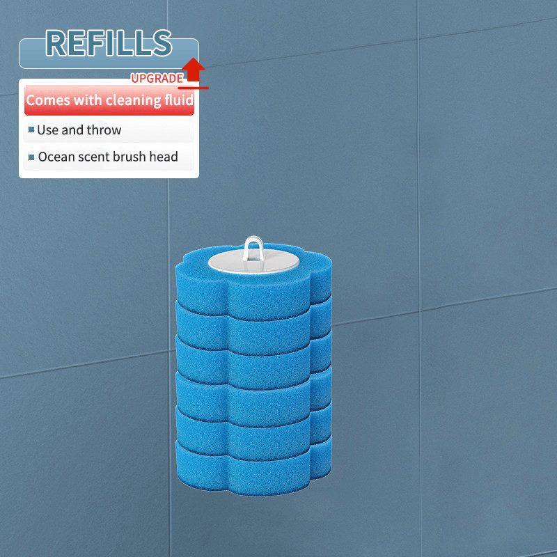 PLUS DE 50 000 UNITÉS VENDUES Ensemble innovant de brosses de toilettes jetables à fixation murale