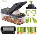 Multi-purpose vegetable slicer stainless steel blades, easy to clean, multiple cooking modes