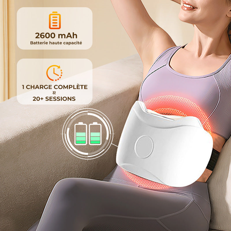 Masseur abdominal électrique sans fil pour la réduction, la combustion des graisses et la digestion - Livraison gratuite