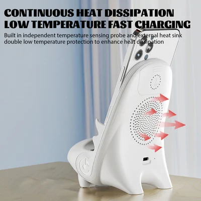 Vente : 35 % de réduction sur la mini chaise avec chargeur sans fil rapide, support de téléphone multifonctionnel
