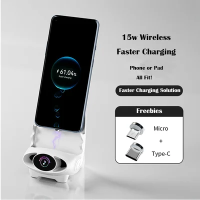 Vente : 35 % de réduction sur la mini chaise avec chargeur sans fil rapide, support de téléphone multifonctionnel