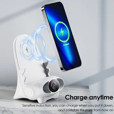 Vente : 35 % de réduction sur la mini chaise avec chargeur sans fil rapide, support de téléphone multifonctionnel