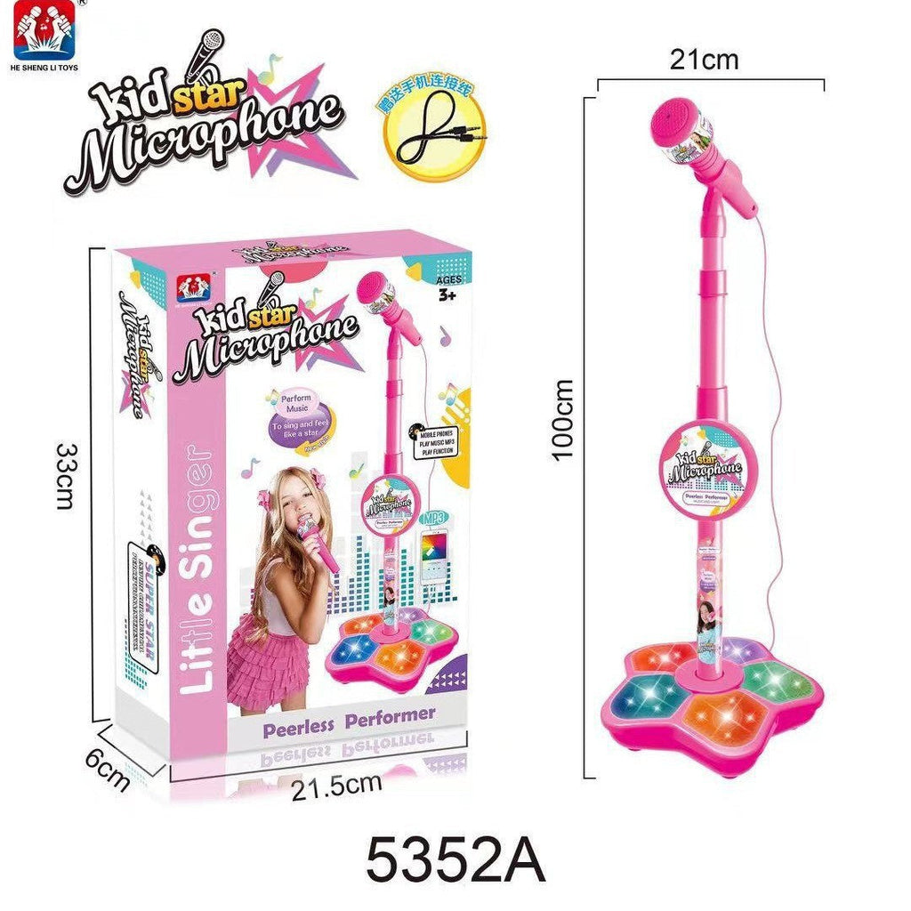 Microphone jouet de Noël pour enfants
