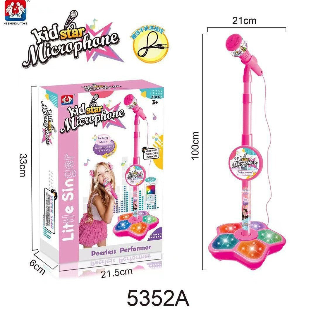 Microphone jouet de Noël pour enfants