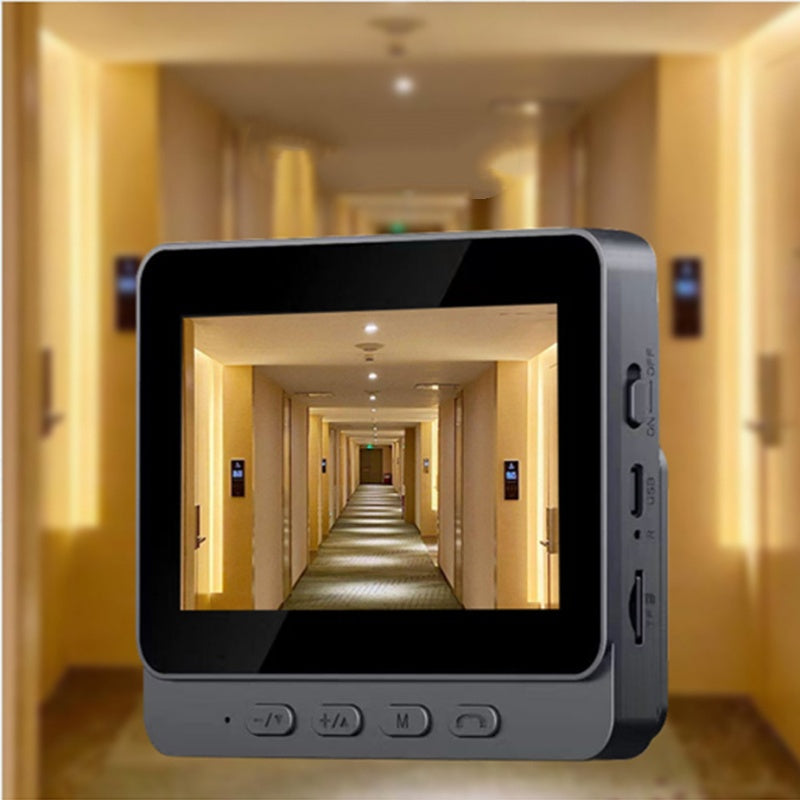 Wireless doorbell camera: 1080P, 170° viewing angle, 4.3-inch screen, IPX65 waterproof for outdoor use, night vision