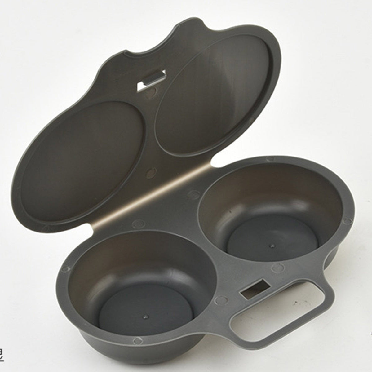 RÉDUCTION POUR UNE DURÉE LIMITÉE Cuiseur à œufs pour micro-ondes double compartiment Cuisson rapide sans huile, en PP de qualité alimentaire et polyvalent. Idéal pour les matins pressés : un petit-déjeuner sain en quelques minutes
