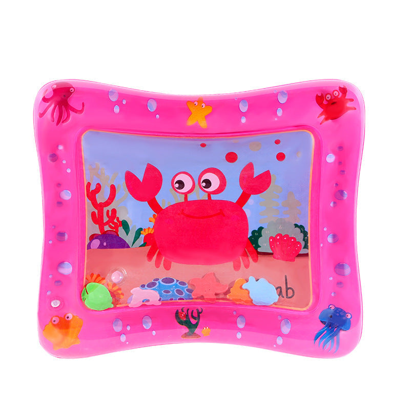 Tapis aquatique interactif pour animaux de compagnie avec poissons flottants + tapis rafraîchissant pour l'été