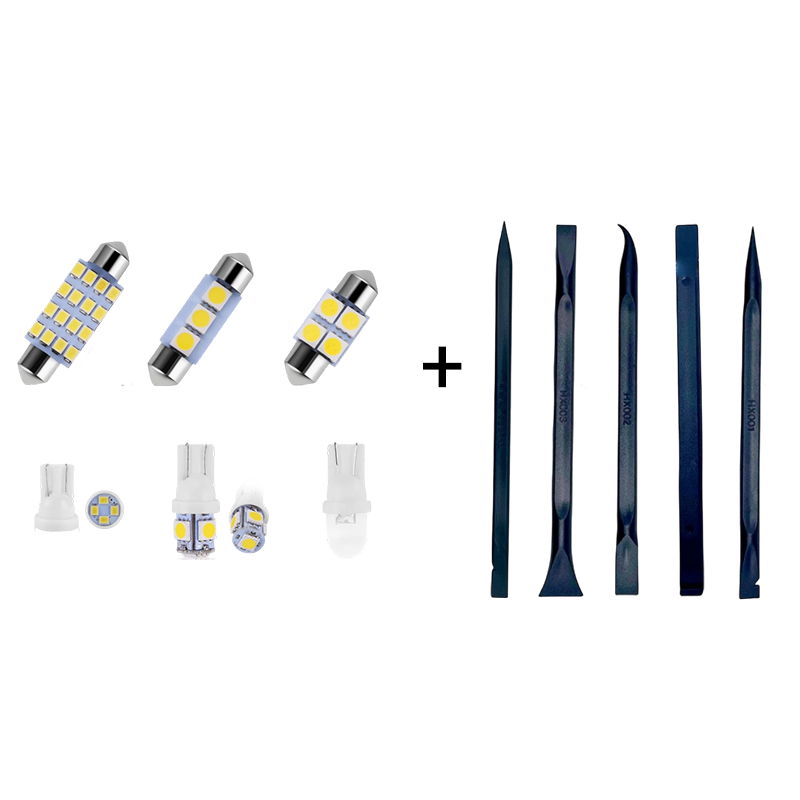 Solde de printemps : 50 % de réduction sur l'ensemble d'éclairage intérieur LED 42 pièces ultra-lumineuses – Mise à niveau plug & play pour votre voiture