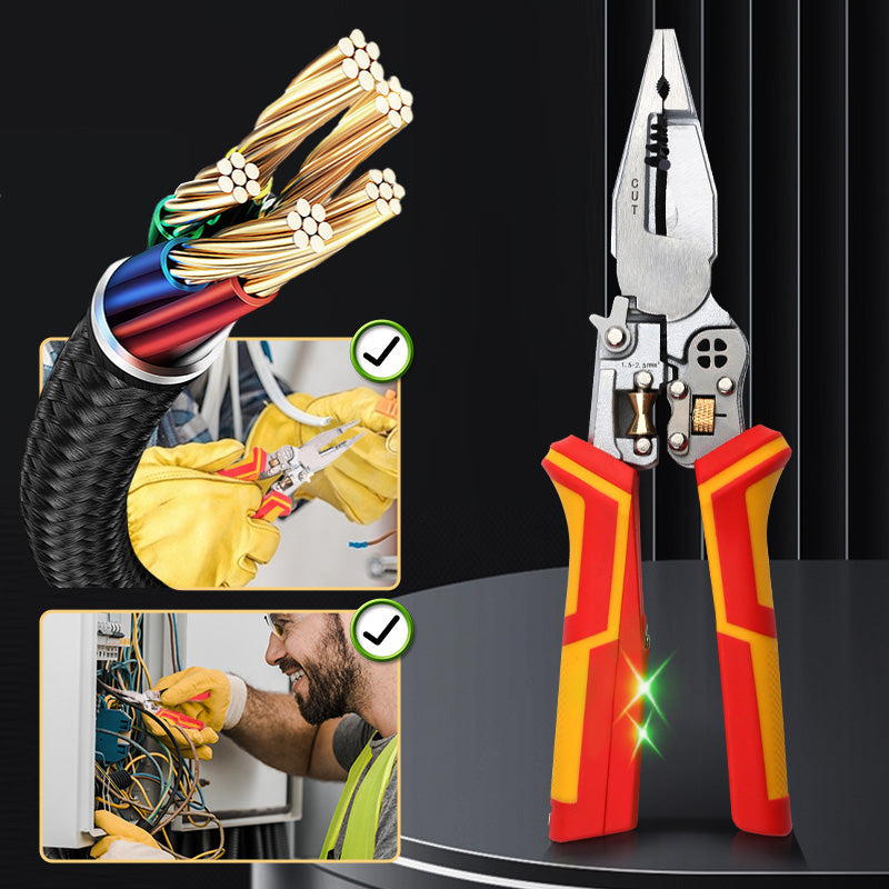 2025 OUTSTANDING SALE 50% OFF New 8-in-1 Wire Stripper with Voltage Tester