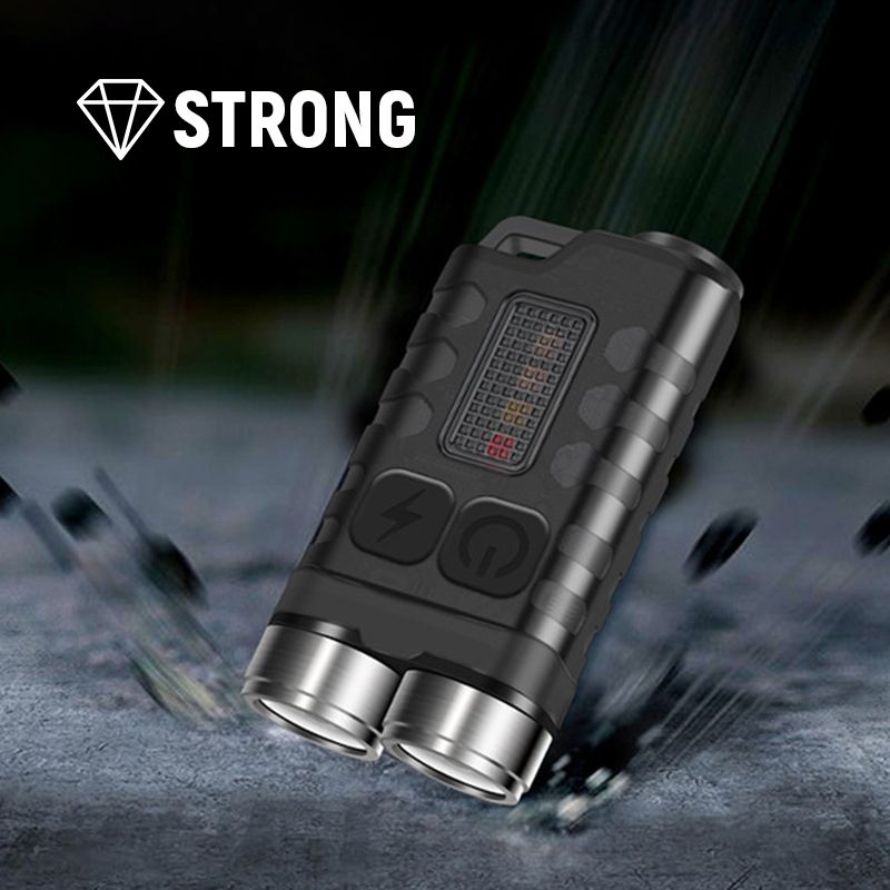 Mini lampe de poche porte-clés magnétique Pousbo (50 % de réduction)