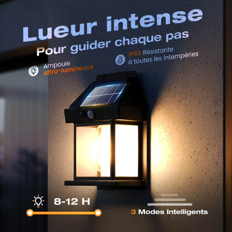 2025 Nouvelle lampe murale solaire pour l'extérieur
