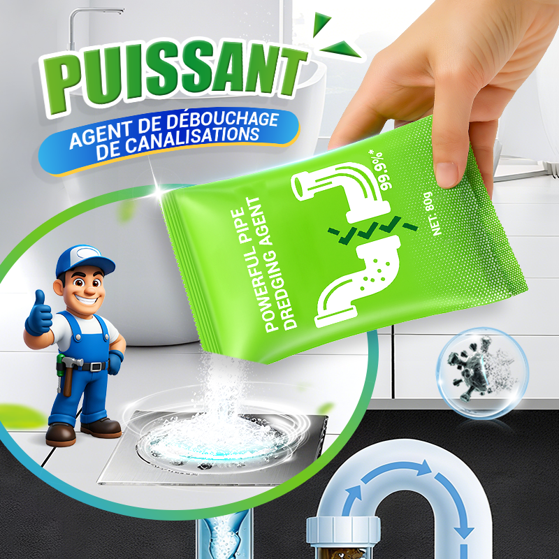 Achetez-en 1, obtenez-en 1 gratuitement : Poudre déboucheur de tuyaux ultra-puissante