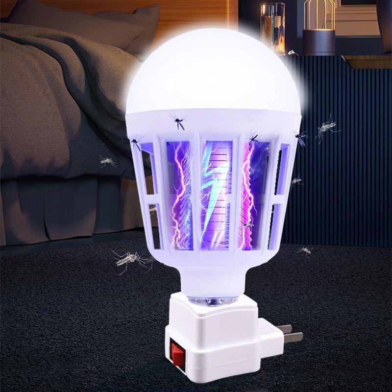 LED Mosquito Repellent Light Bulb E27 Screw Base, for indoor/outdoor use