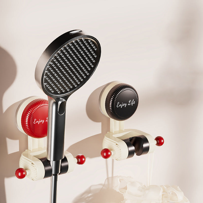 Support de Douche à Ventouse Réglable - Installation Sans Perçage, Orientation 360°