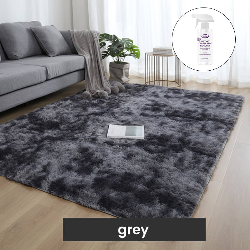 Tapis de sol en peluche couleurs dégradées