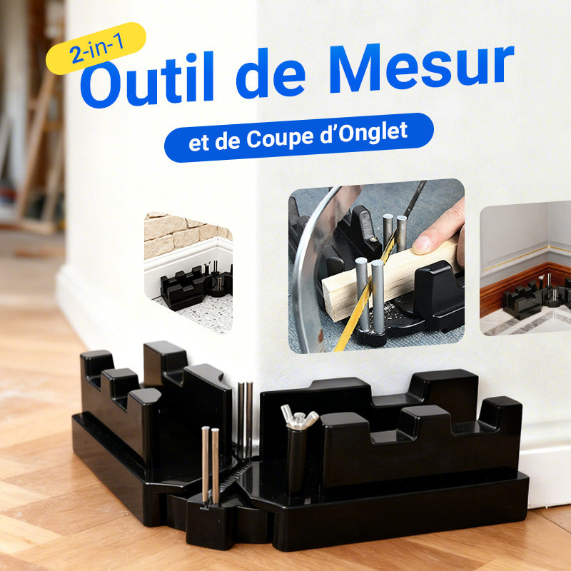 OUTIL DE RÉDUCTION 2-en-1 Mesure et Coupe - Précision Maximale, Gain de Temps pour Bricolage et Menuiserie